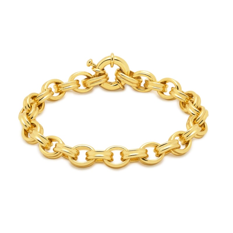 Thumbnail of Racine Chain Ring-Clasp Bracelet In Gold image