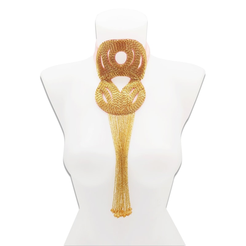 Thumbnail of Leia Rose Golden Neck Drape image