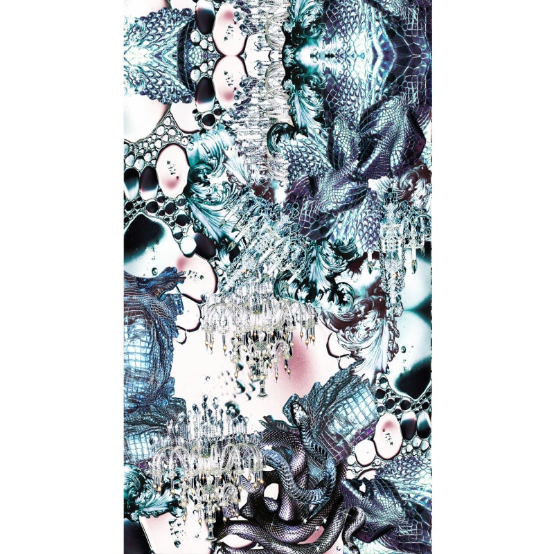 Thumbnail of Snakes & Chandeliers Large Silk Scarf image