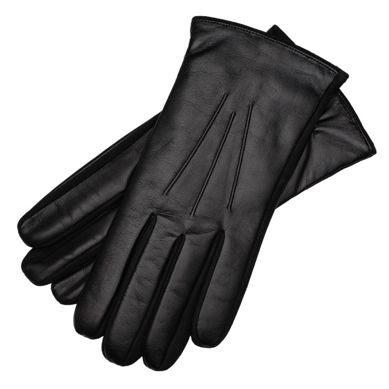 Thumbnail of Sassari Men's Nappa Leather Gloves In Black image