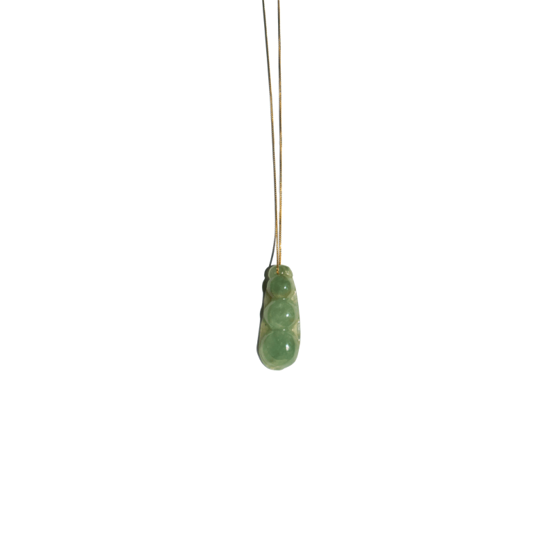 Thumbnail of Edamame Jade Pendant Necklace image