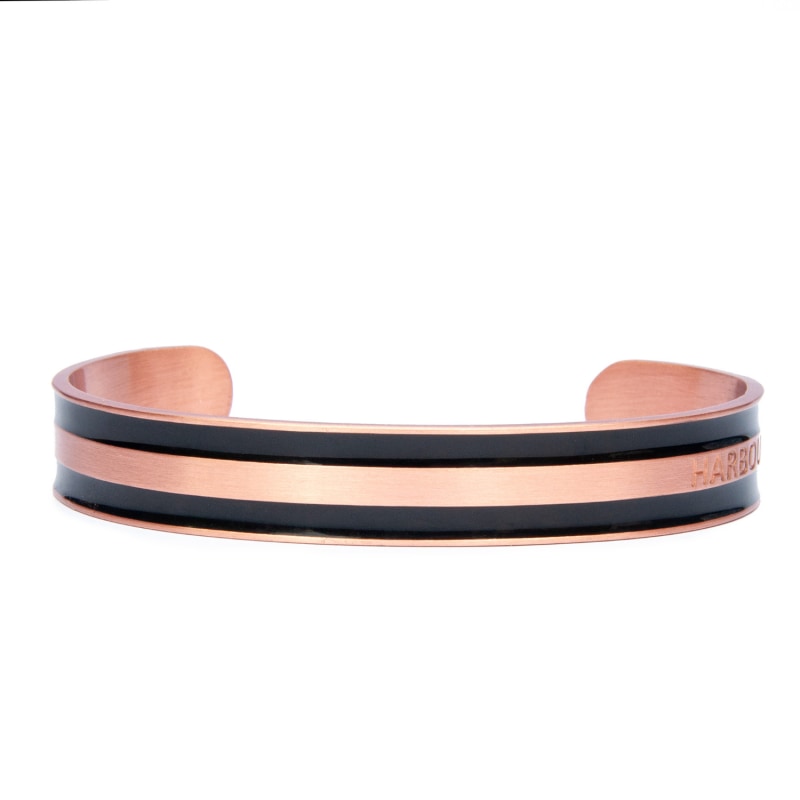 Solid Copper Cuff For Men Chunky Minimalist The Boss