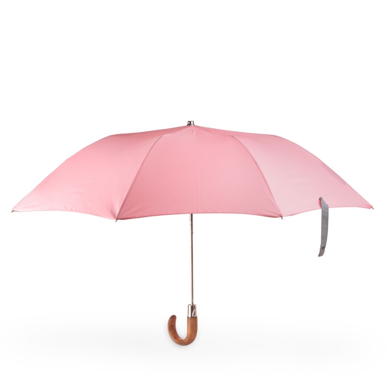 Thumbnail of British Folding Umbrella Pink & Grey image