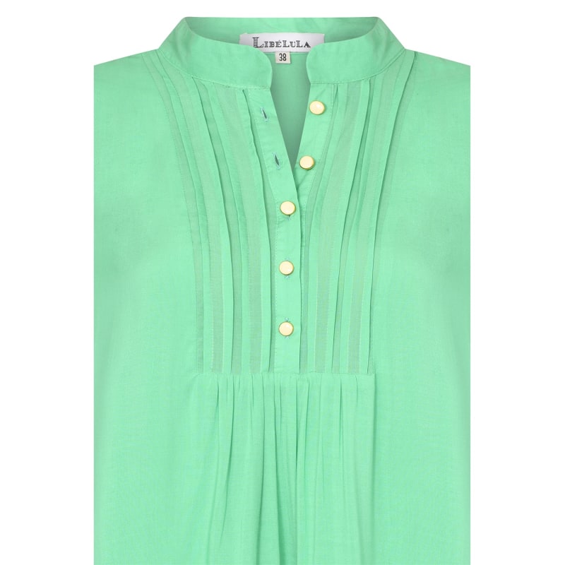 Thumbnail of Chloe Dress Sea Green Rayon image