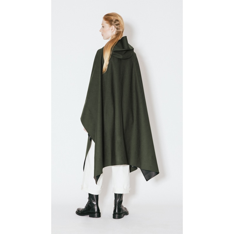 Thumbnail of The Poet - Solid Olive - Weatherproof - Cape image