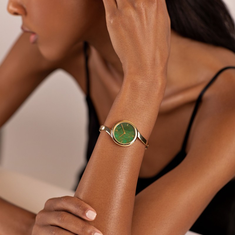 Thumbnail of Claire Jade Watch - Gold image
