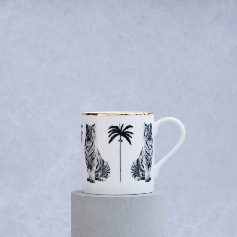 Thumbnail of Tiger Fine Bone China Mug image