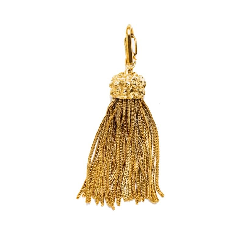 Thumbnail of Short Gold Tassel Charm image