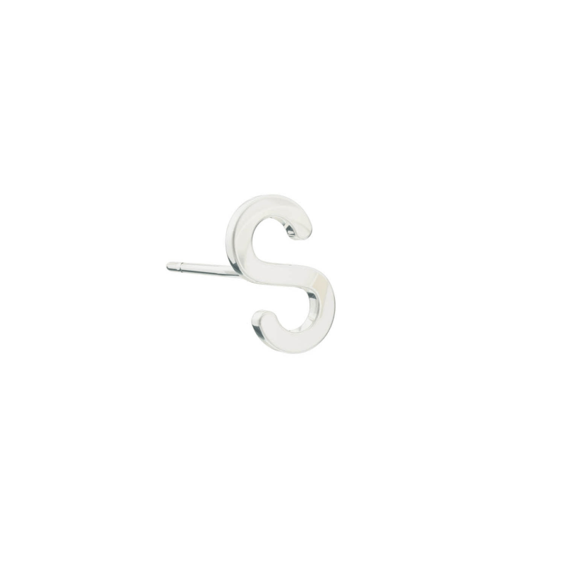 Thumbnail of Alphabet Stud Earring - Silver image