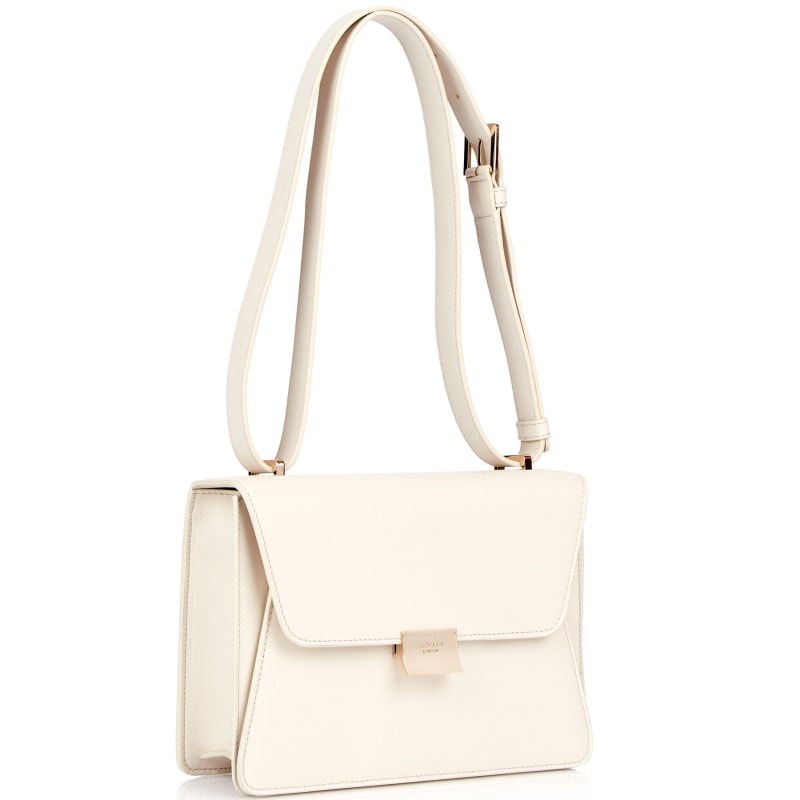 Kate White Sustainable Leather Shoulder Bag | SEVDA LONDON | Wolf & Badger