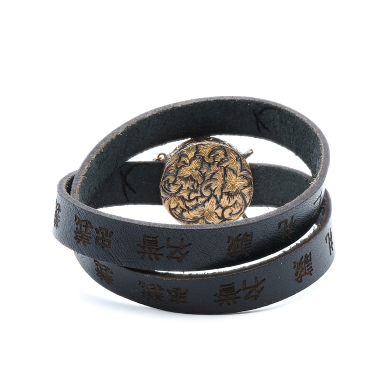 Thumbnail of Bushido Leather Wrap Bracelet image