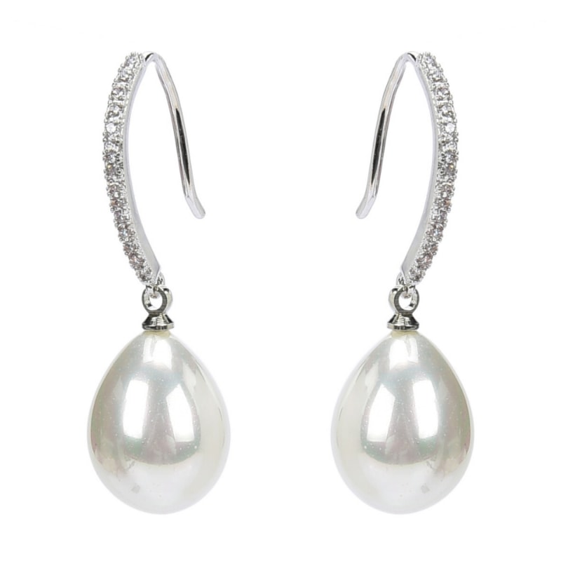 Thumbnail of Joyau Mother of Pearl Hook Earrings image