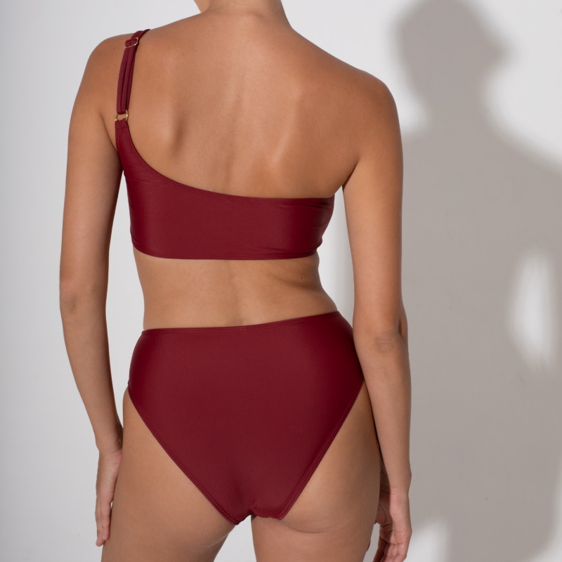 Thumbnail of Annie High Waist Bottoms Burgundy image