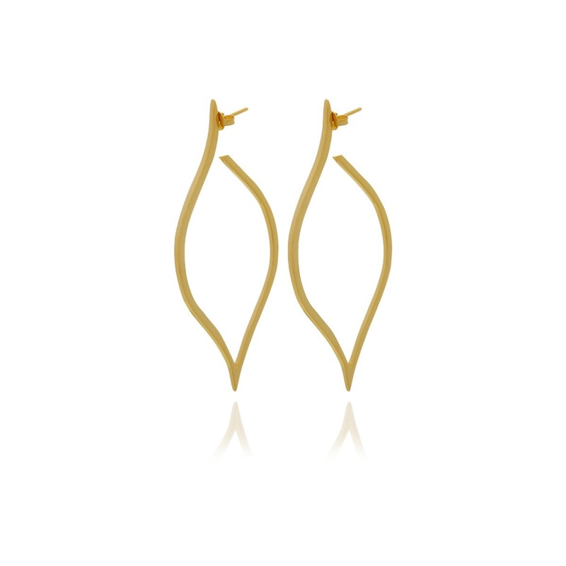 Thumbnail of Gold Petal Earrings image