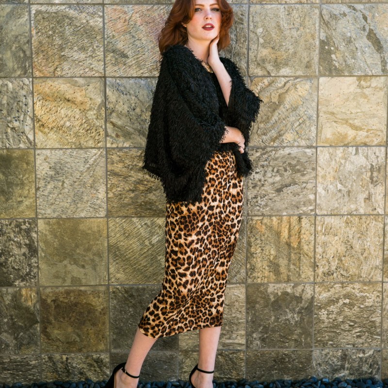 Thumbnail of Leopard Pencil Skirt image