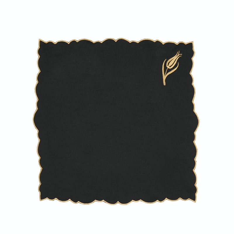 Thumbnail of Golden Tulip - Set Of 4 Linen Napkin image