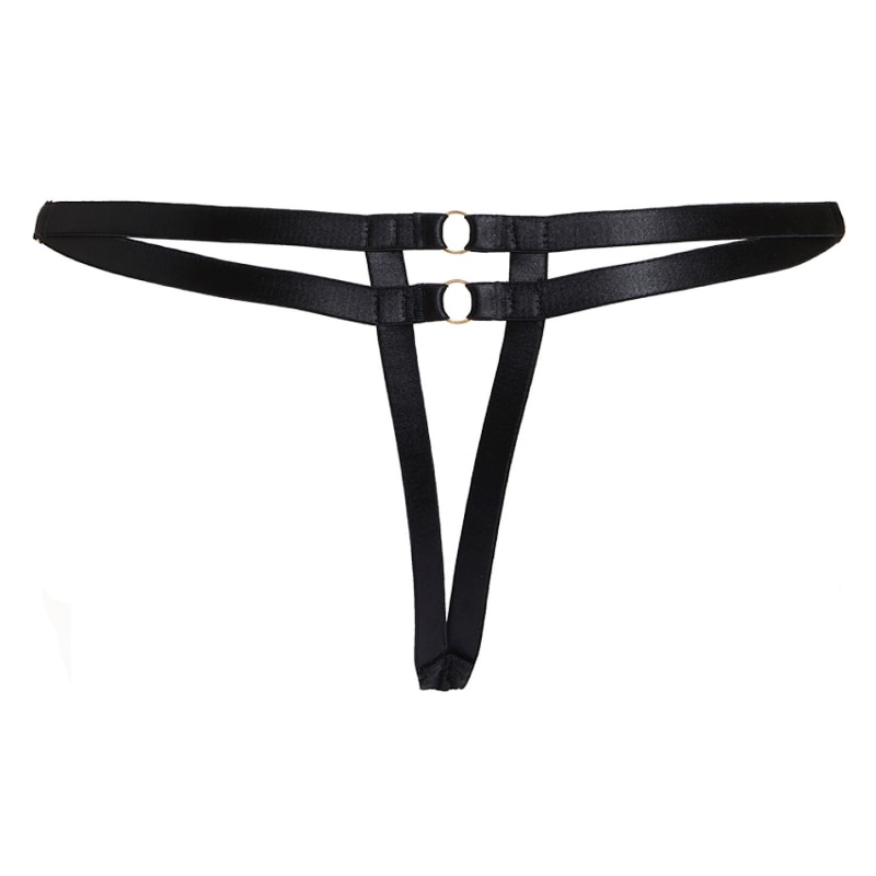 Montana Leather Thong Panty Brief, Something Wicked