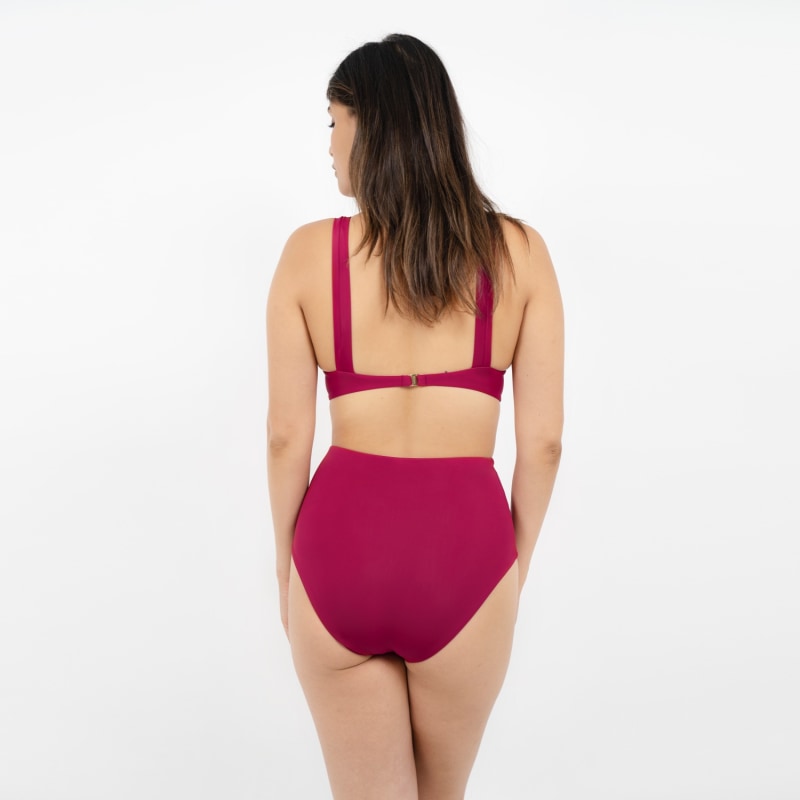 Thumbnail of Uluwatu Timeless Classic Bikini Top In Red Coral image