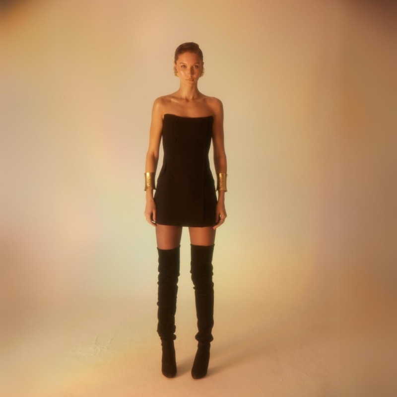 Thumbnail of Obsidian - Black Mini Dress image