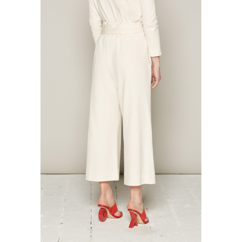 Thumbnail of Wide Leg Vallerie Trousers White In Organic Cotton image