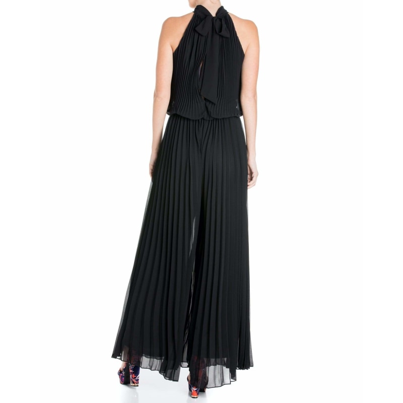 Thumbnail of Wild Orchid Pleat Jumpsuit - Black image