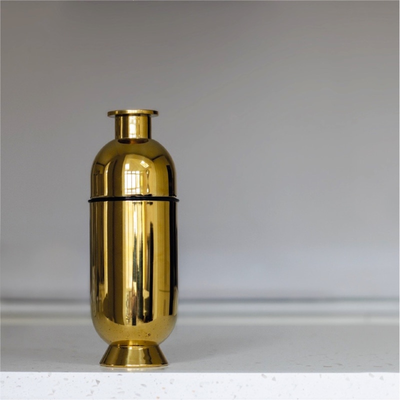 Thumbnail of Trombone Cocktail Shaker - Gold image