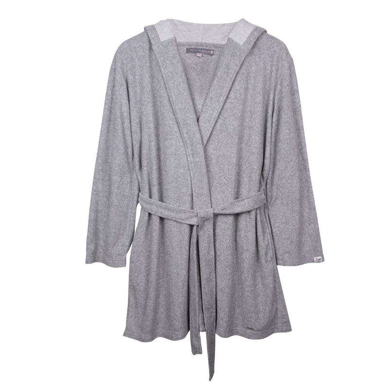 Thumbnail of Organic Cotton Robe In Grey image