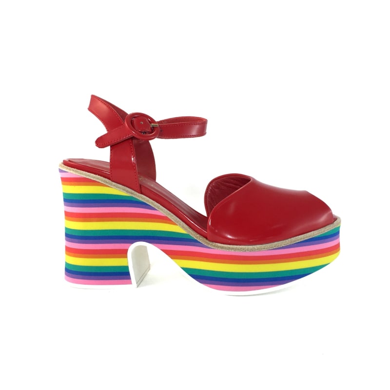 Thumbnail of Dianaross Red Multicolor Wedges image