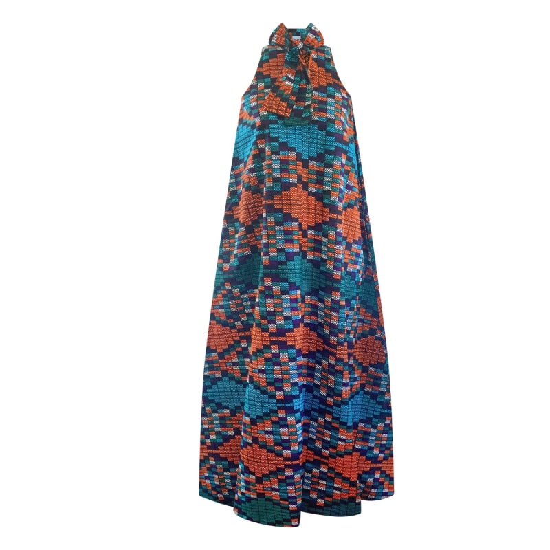 Thumbnail of African Print Tinu Sleeveless Maxi Dress image