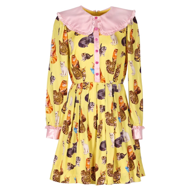 Thumbnail of Cattitude Yellow Angelette Dress image