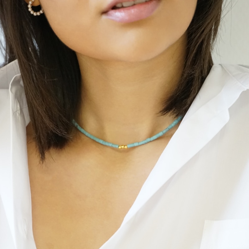 Turquoise Necklace Florida Smilla Brav Wolf Badger