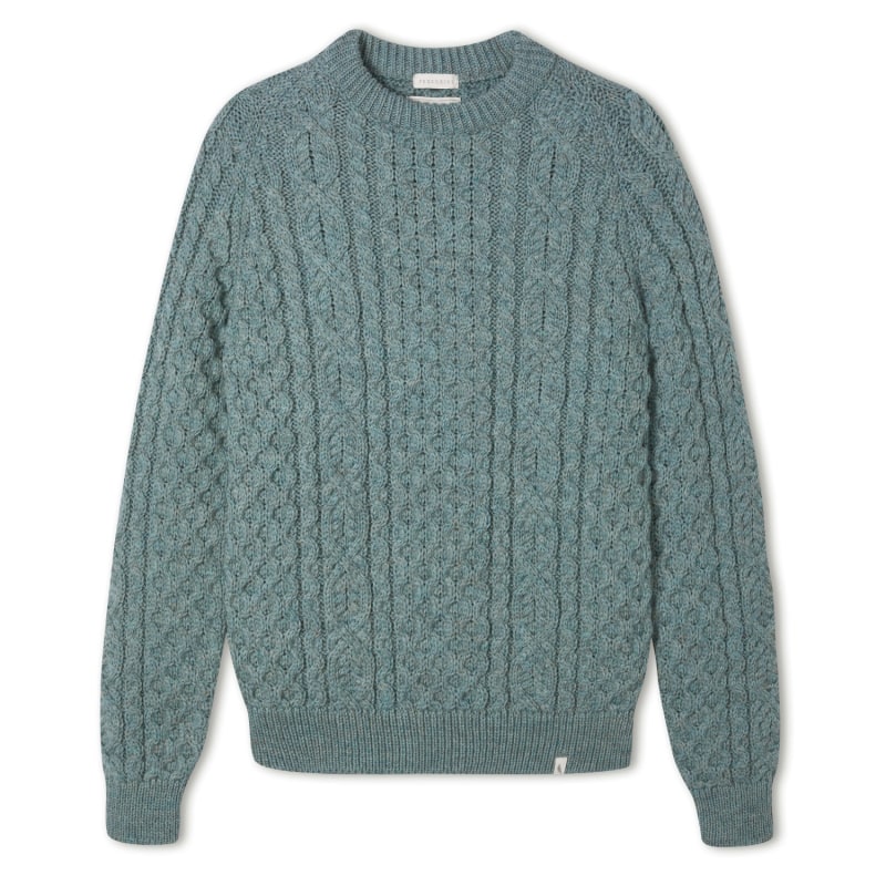 Thumbnail of Hudson Aran Jumper Seafoam image