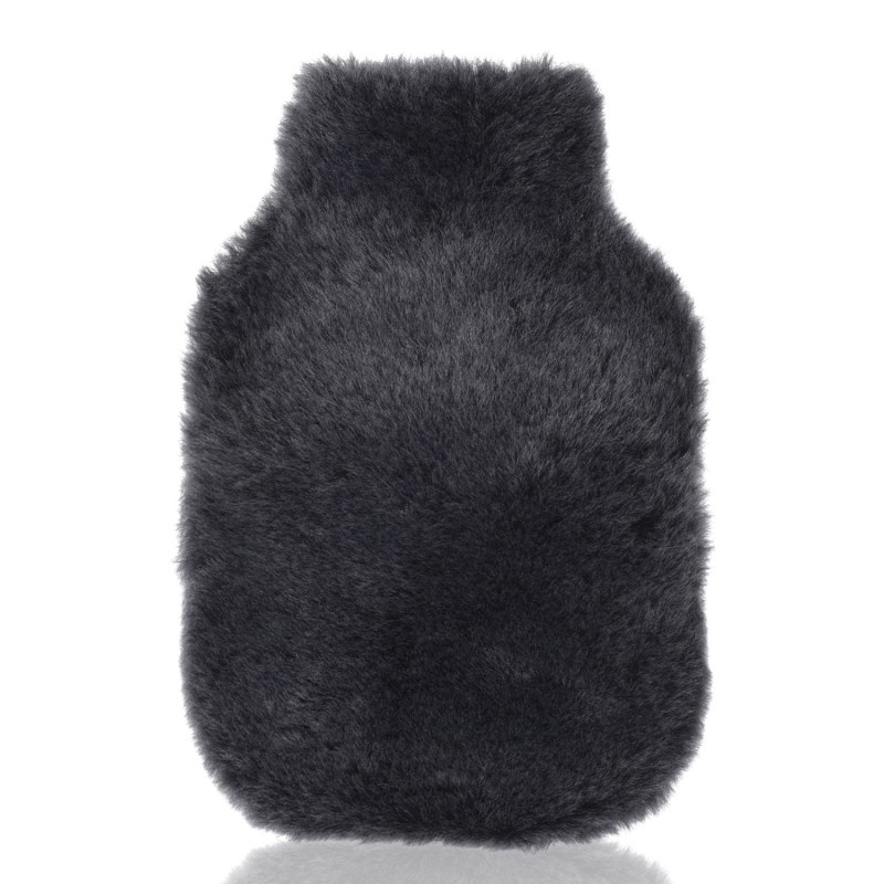 Thumbnail of Sheepskin Hot Water Bottle Cover Graphito Grey image