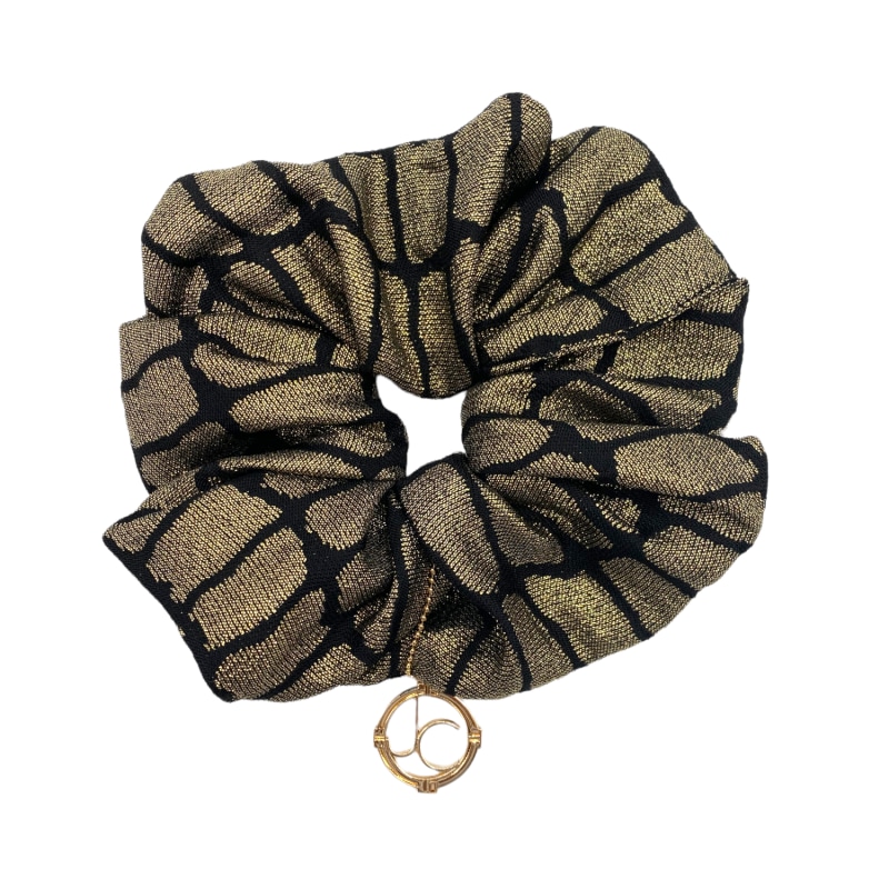 Thumbnail of Oh Halo Lexis Gold Scrunchy image