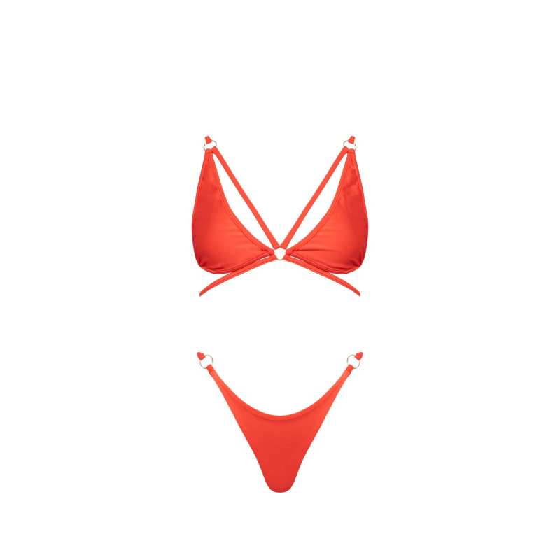 Thumbnail of Dulce Bikini Top In Red image