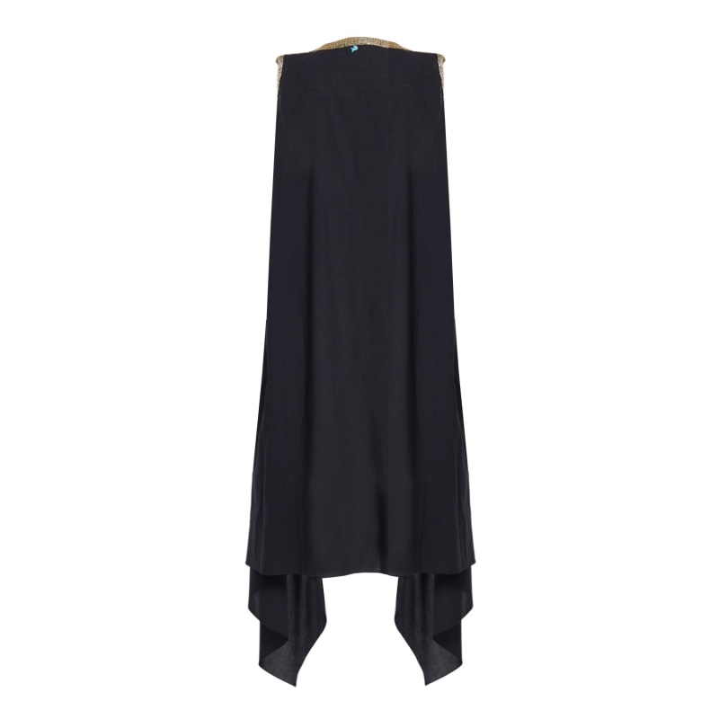 Thumbnail of Wrap Organic Cotton Vest In Black image