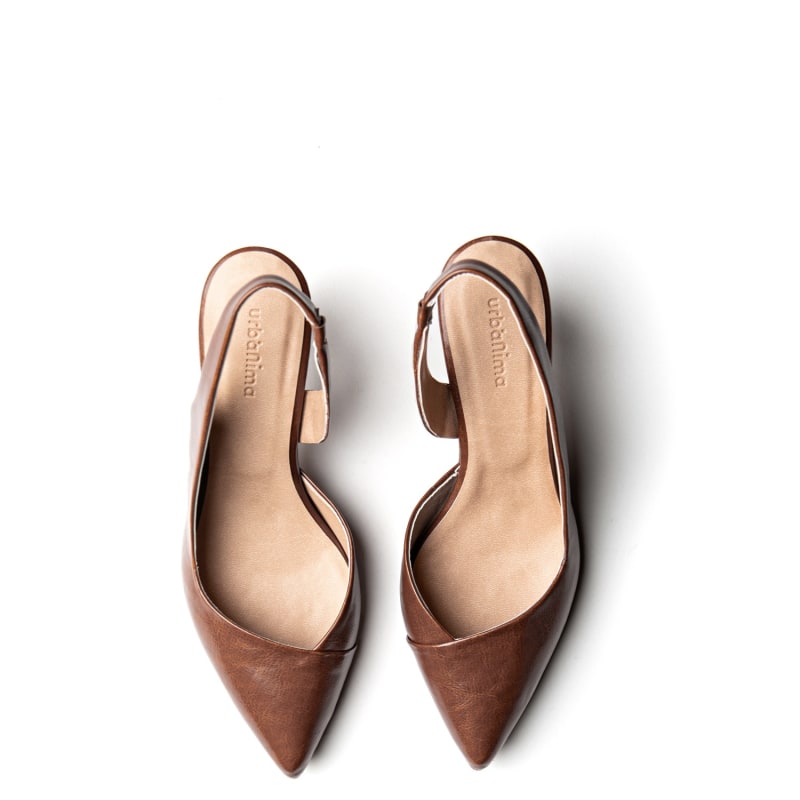 Thumbnail of Vegan Pumps Boulevard Brown image