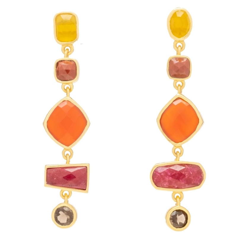 Thumbnail of Orange Thelma Earrings image