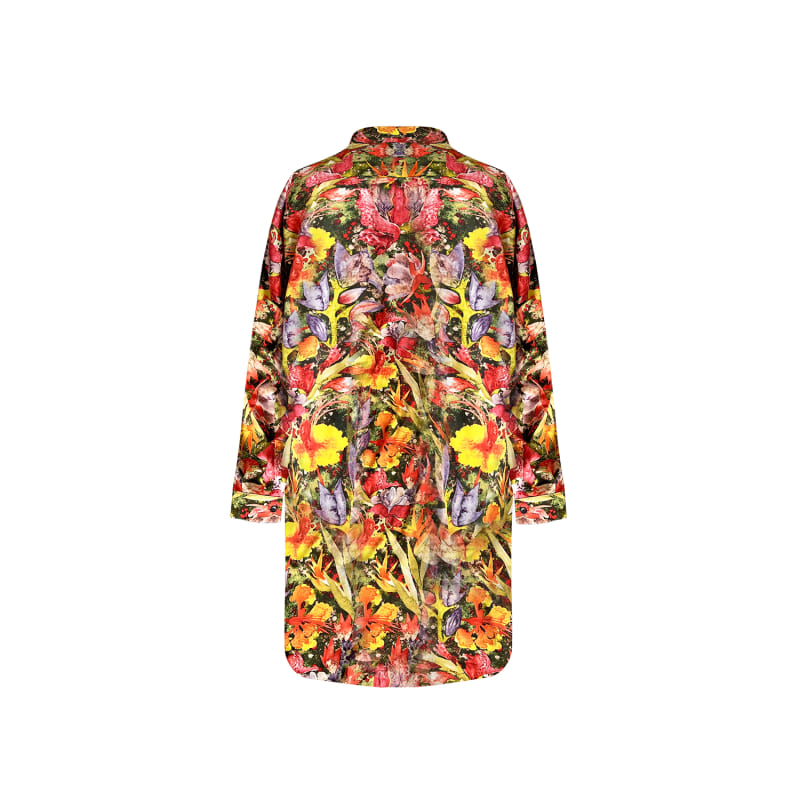 Thumbnail of Olivia Oversized Red Floral Shirt image