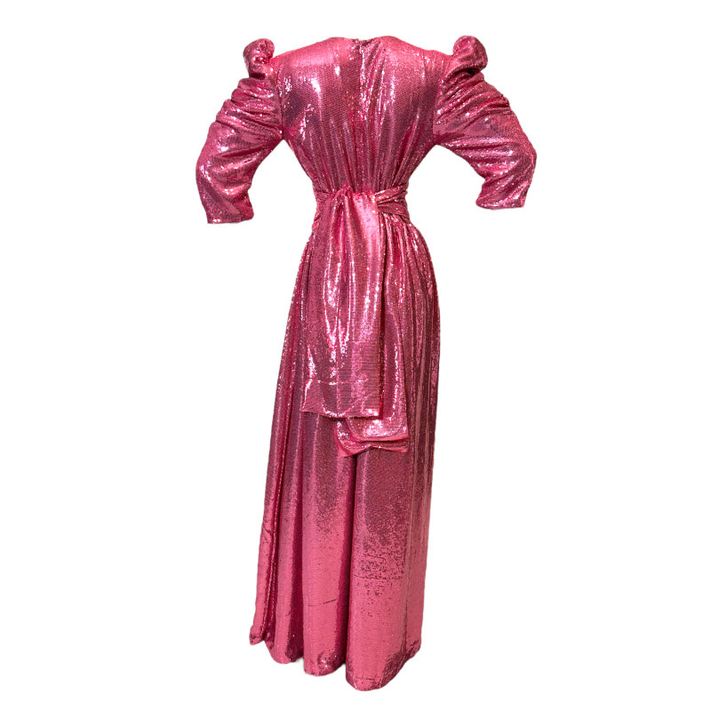 Thumbnail of Olivia Rose Pink Sequin Palazzo Jumpsuit image