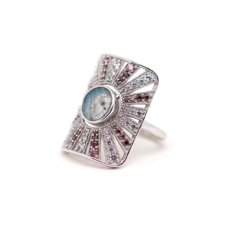Thumbnail of Ombeline Labradorite Sterling Silver Ring image