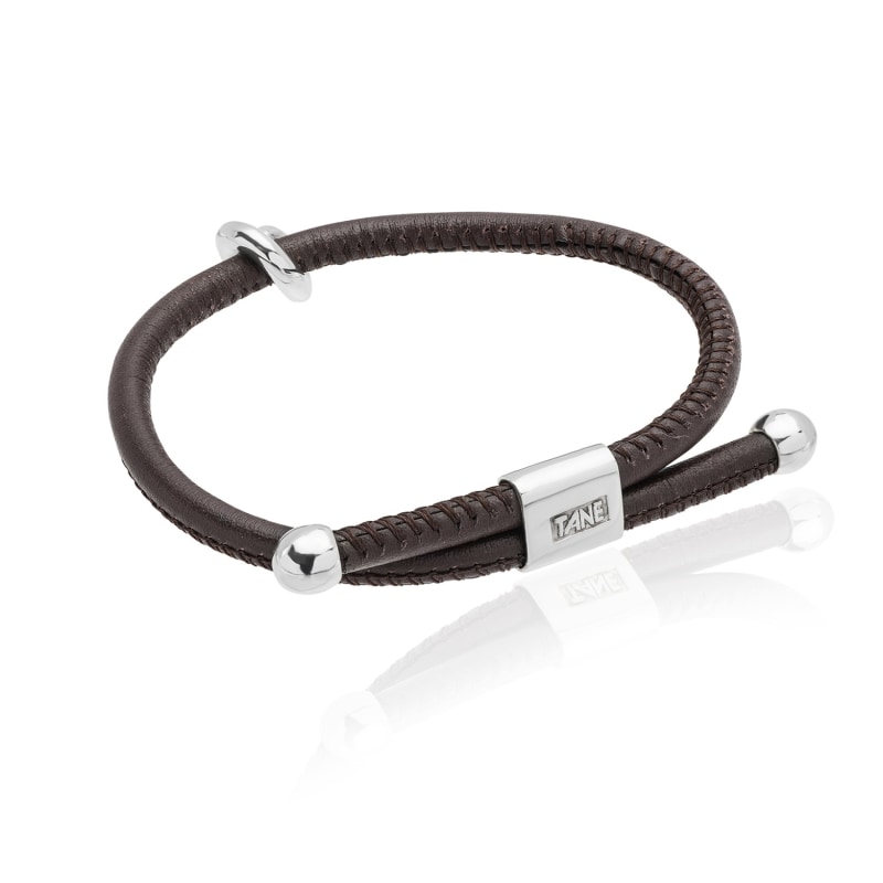 Thumbnail of Silver & Leather Danu Bracelet image