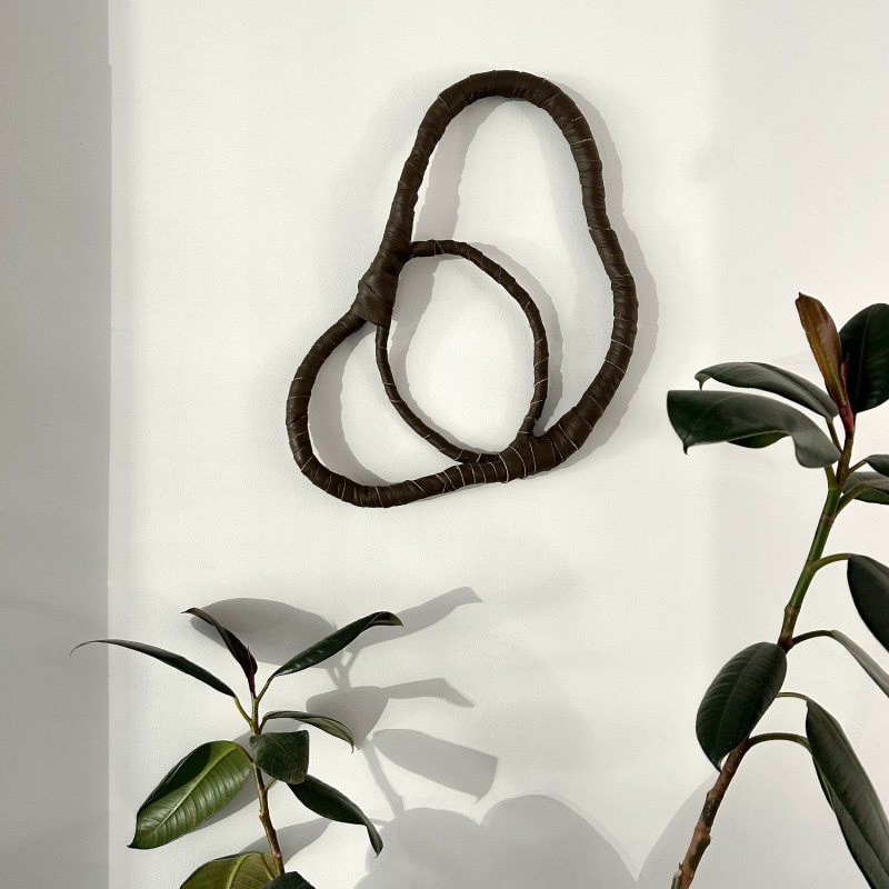 Thumbnail of Omni Leather Wall Sculpture image