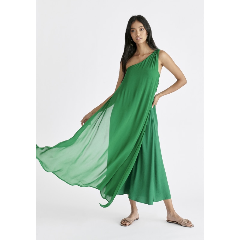 One sleeve flowy dress on sale