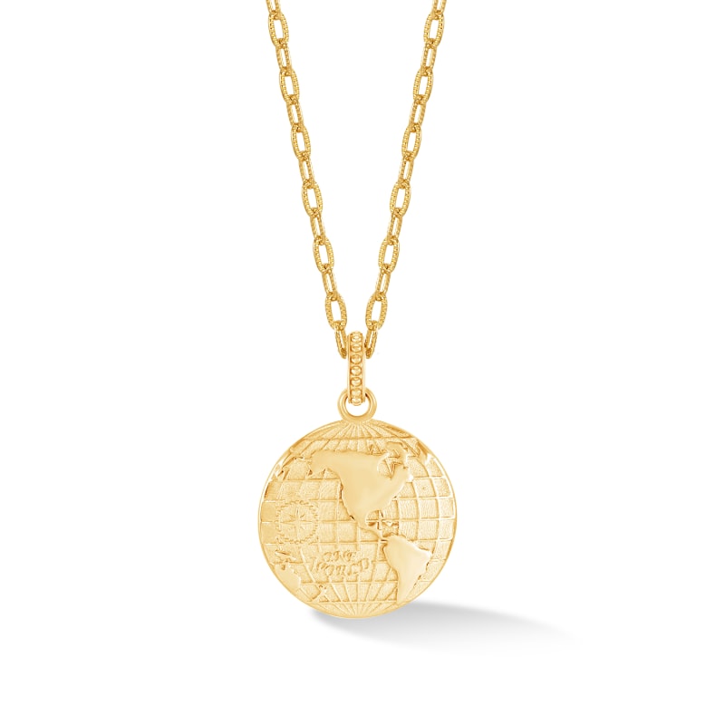 Thumbnail of One World Talisman Necklace In Gold image