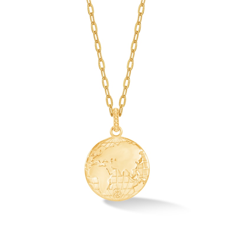 Thumbnail of One World Talisman Necklace In Gold image