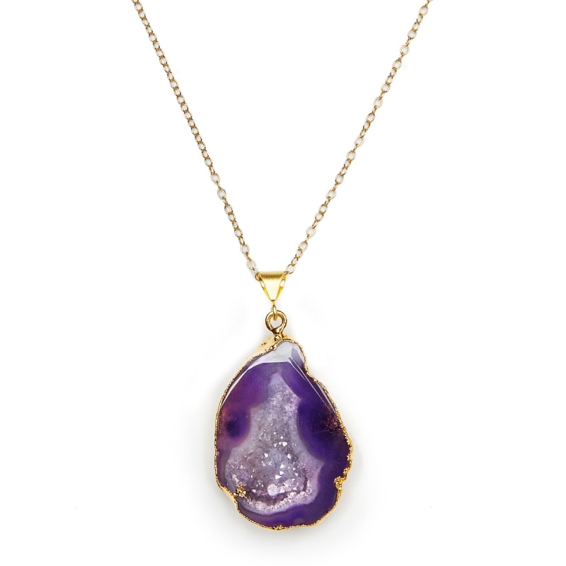 Thumbnail of Purple Rocks In The Sky Pendant image