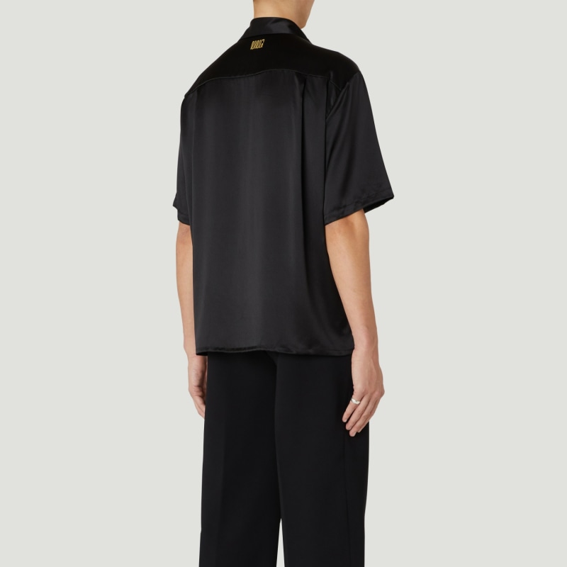 Thumbnail of Resort Mulberry Silk Shirt Black image