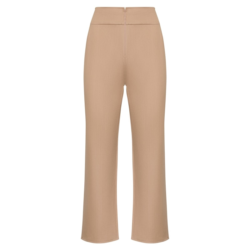 Thumbnail of Straight Cut Denim Jemima Trousers In Beige image