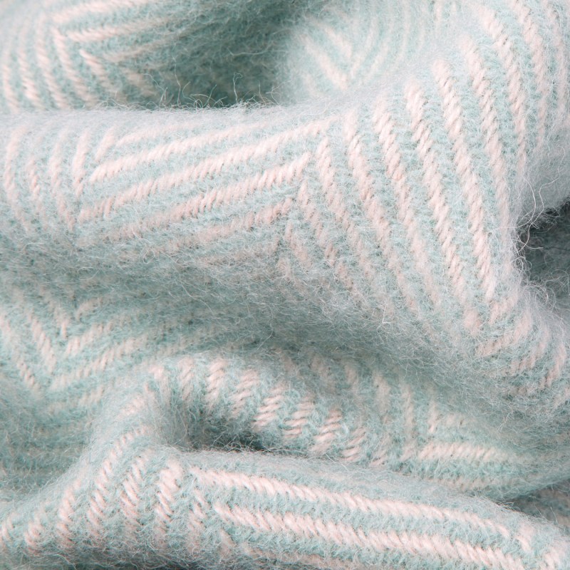 Thumbnail of Evening Tales Pure New Wool Blanket - Blue image